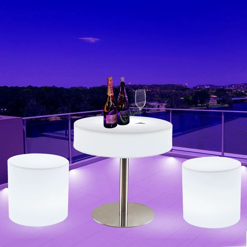 LED Drum Stool/Side Table