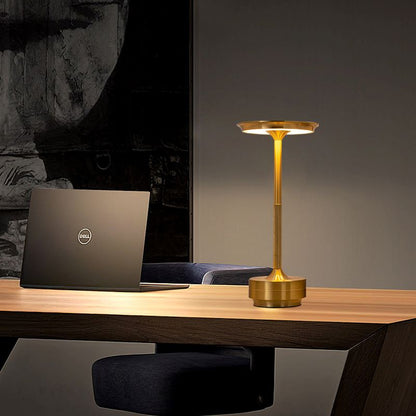 Metallic Cordless Desk Lamp