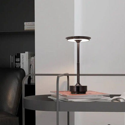 Metallic Cordless Desk Lamp