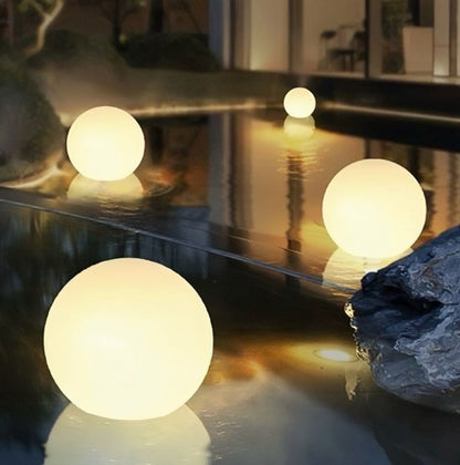 Induction Charge Floating Globe Lamp