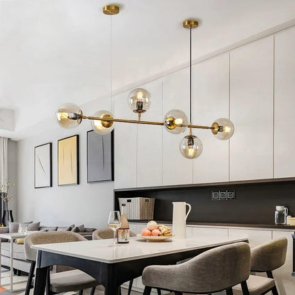 TIDE linear chandelier