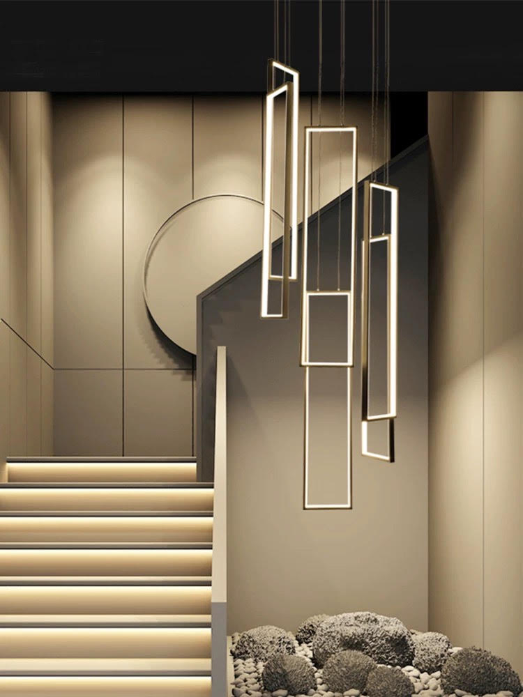 GLYPH Staircase Chandelier
