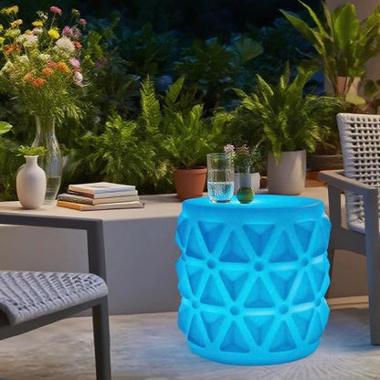 GlowAnanas Side Table & Stool