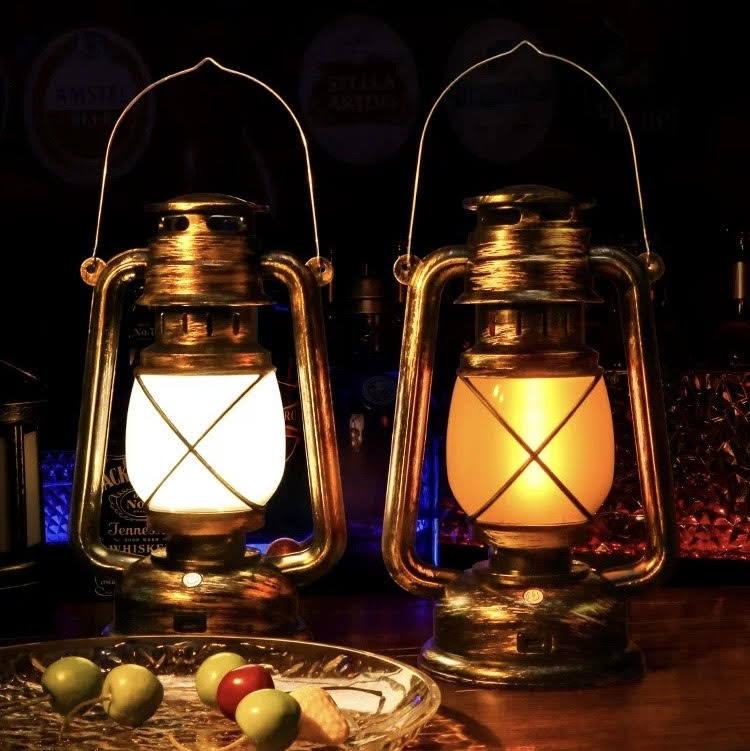 Vintage Glow LED Lantern