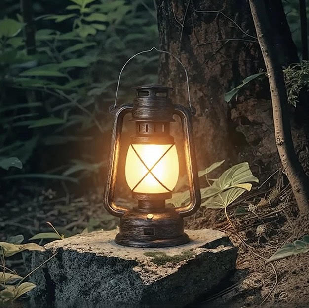 Vintage Glow LED Lantern