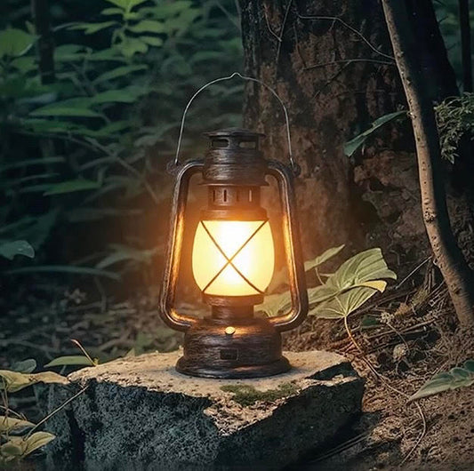 Vintage Glow LED Lantern