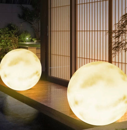 Solar & USB Dual Charging Mode MOON Lamp