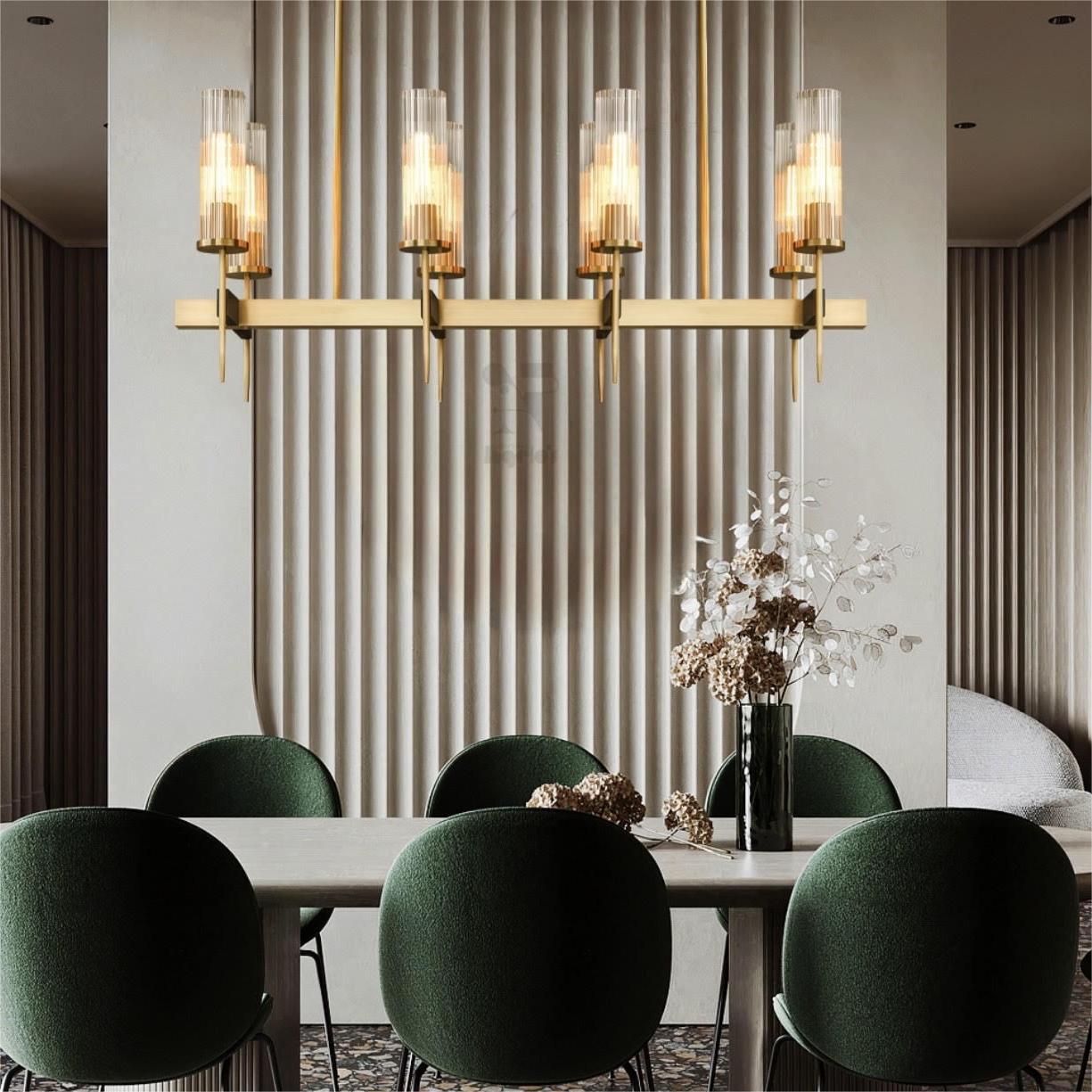 NUVIA Postmodern Linear Chandelier