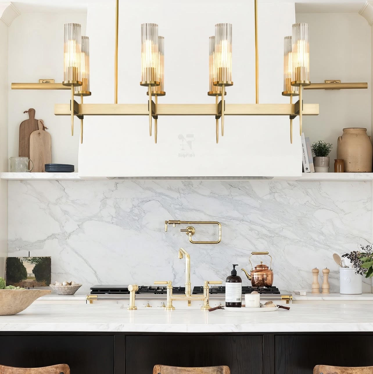 NUVIA Postmodern Linear Chandelier