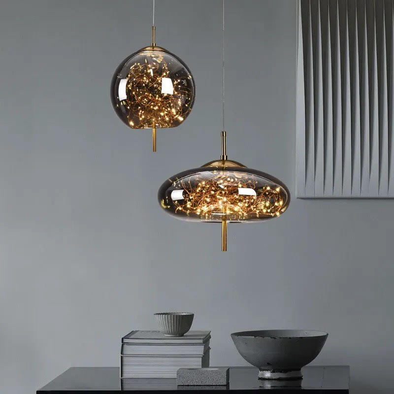 TIDE Amber Glow Pendant Light