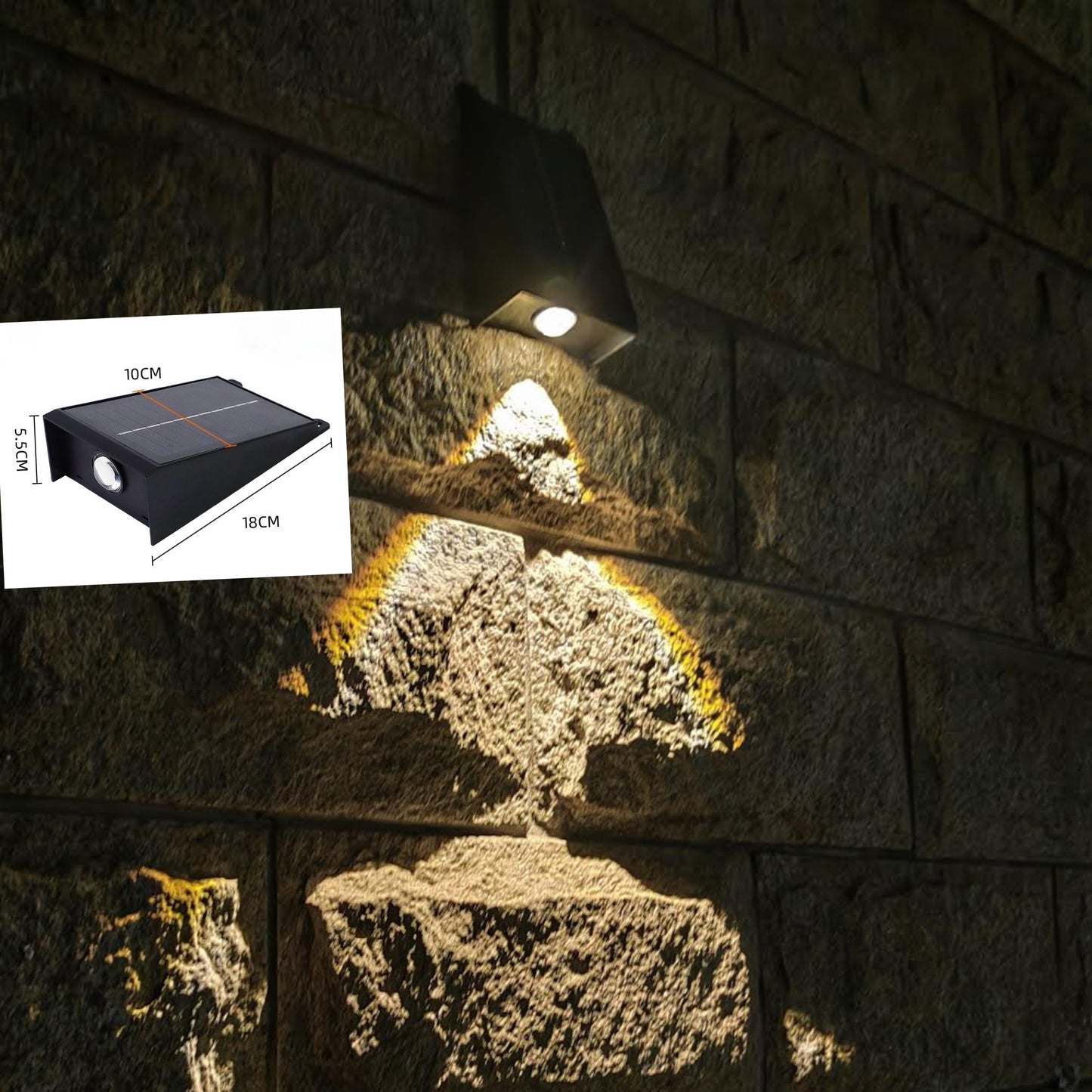 Solar Wall Light & Wall Washer
