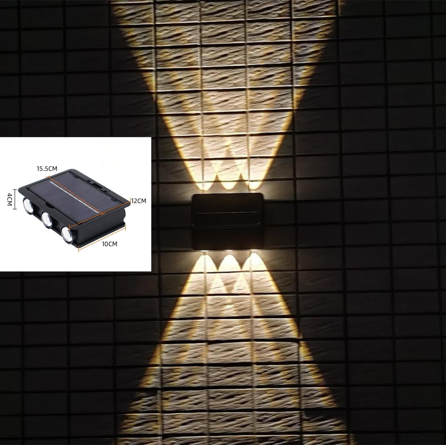 Solar Wall Light & Wall Washer