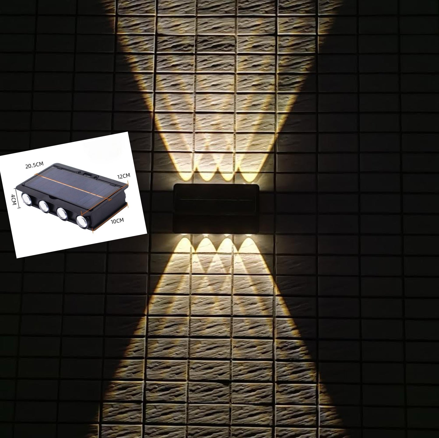 Solar Wall Light & Wall Washer