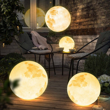 Solar & USB Dual Charging Mode MOON Lamp